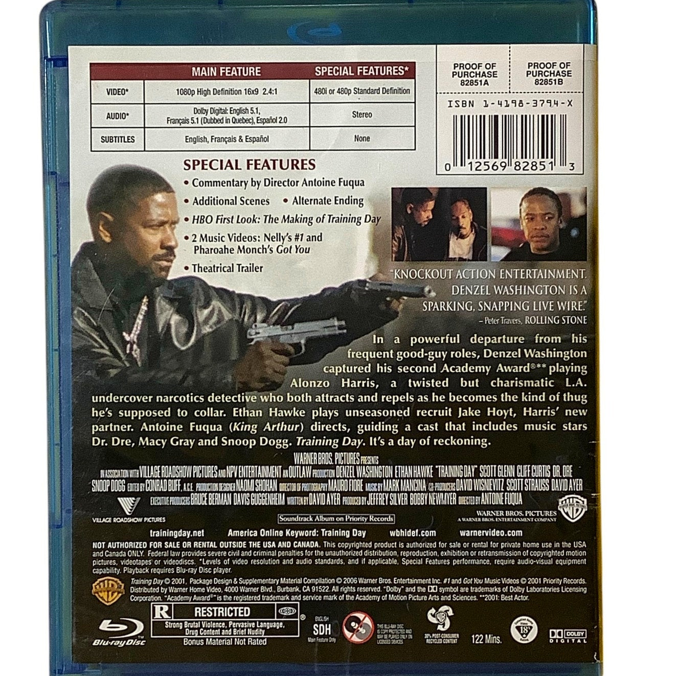 Training Day [Blu-ray 2001] Denzel Washington (Actor), Ethan Hawke (Actor)