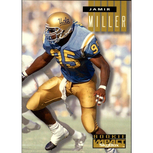 1994 SkyBox Impact Football #282 Jamir Miller Rookie Card (UCLA)