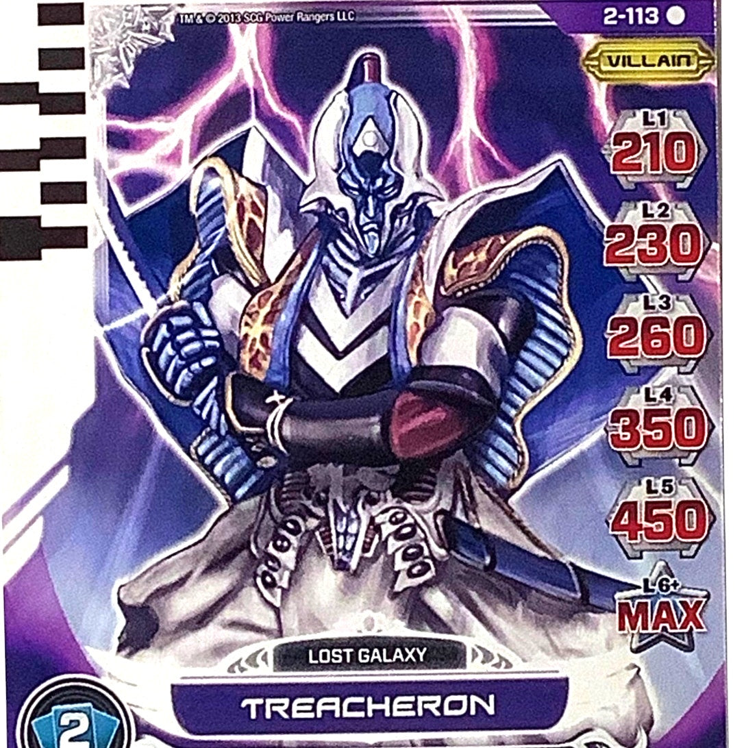 Treacheron [RARE] 2-113, Guardians of Justice Power Rangers 2013