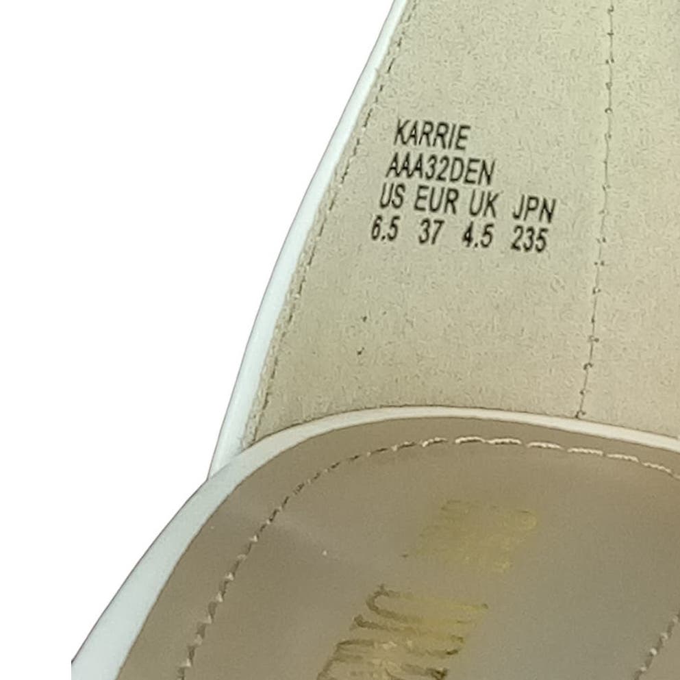 Women's Karrie High Stiletto Pump Heeled Sandals, White, 6.5B077Y5FKBM 196020385675