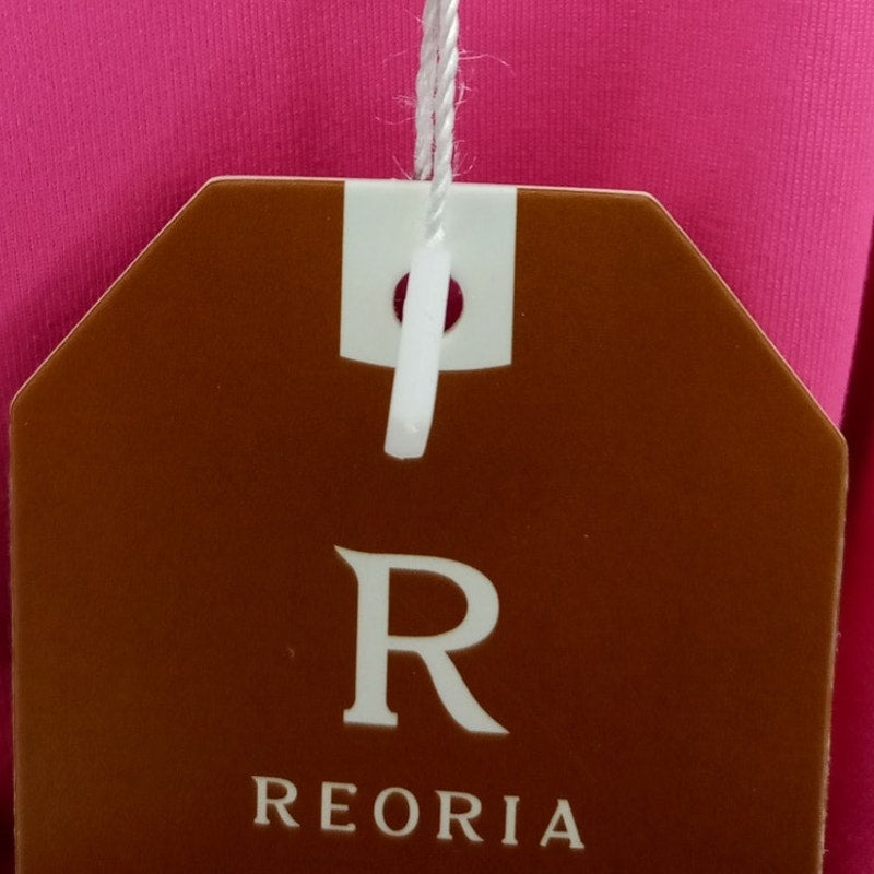 REORIA Sleeveless Double-Lined Halter Neck Bodysuit Tank Top, Pink, XL (34 Bust)