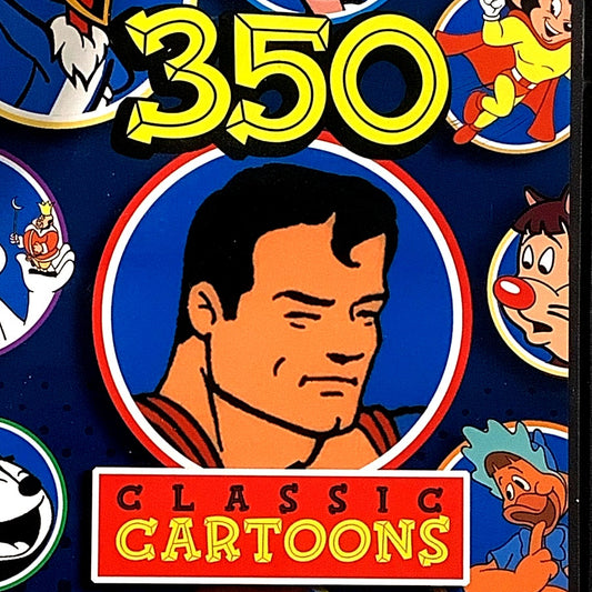 350 Classic Cartoons (2008, 4-DVD Set) Over 40 Hours of Classic Cartoon Fun