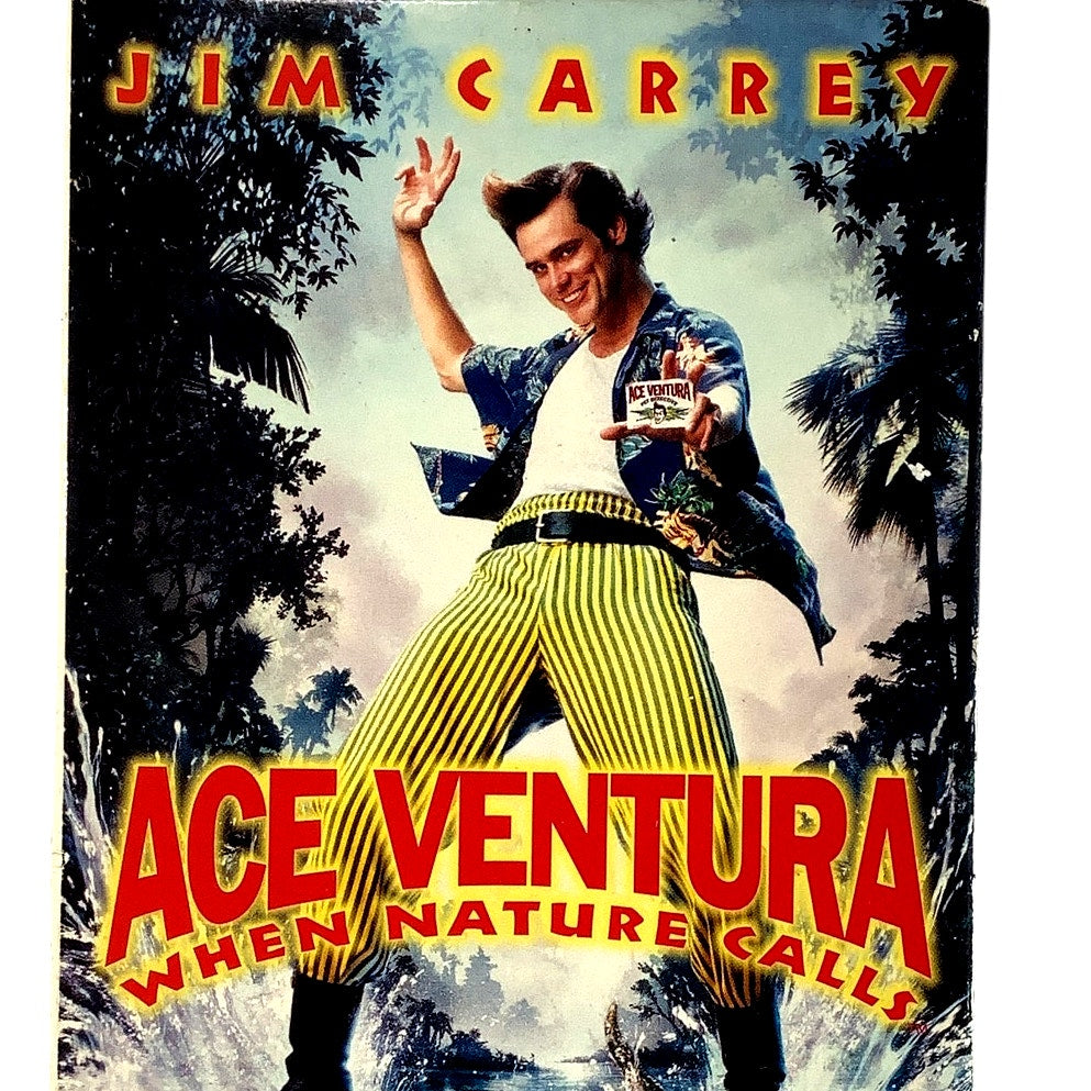 Ace Ventura: When Nature Calls (1995 VHS) 94 Minutes of Jim Carrey Comedy, EUC