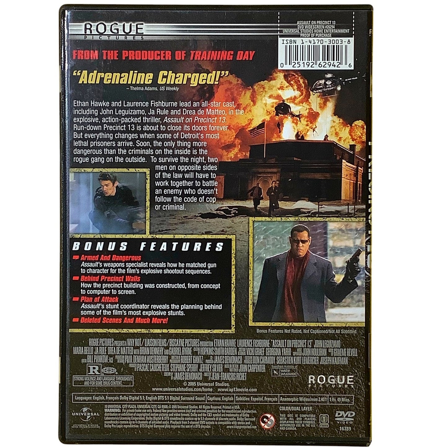 Assault on Precinct 13 (Widescreen Edition 2005) - "R" Drama, Action & Adventure