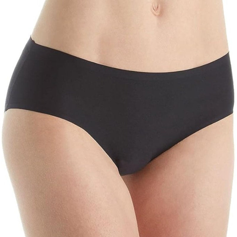 Auden Women's Soft Stretch Small Regular Rise Hipster Underwear, Black, S