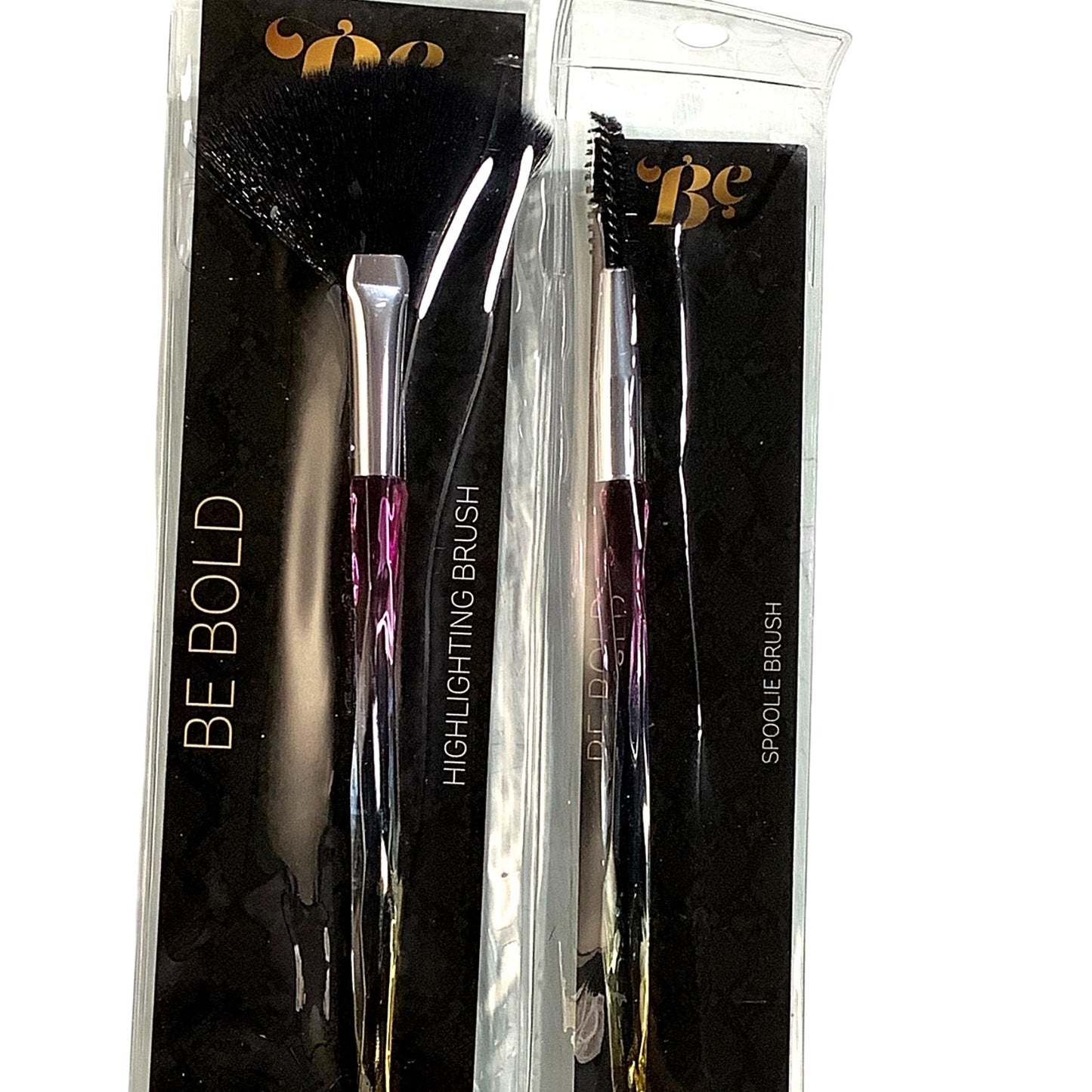 2-PK Beauty Essentials Makeup Brushes- Highlighting & Eyeliner Brushes