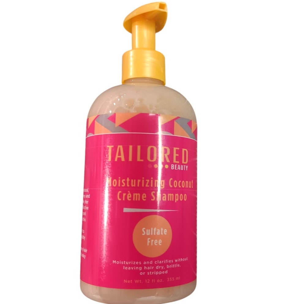 Tailored Beauty Moisturizing Coconut Creme Sulfate Free Shampoo, 12oz