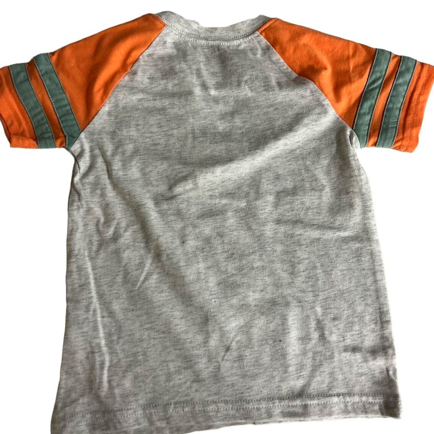 OshKosh B'gosh Toddler Boys' Knit Colorblock S/S Henley T-Shirt - Orange 4T