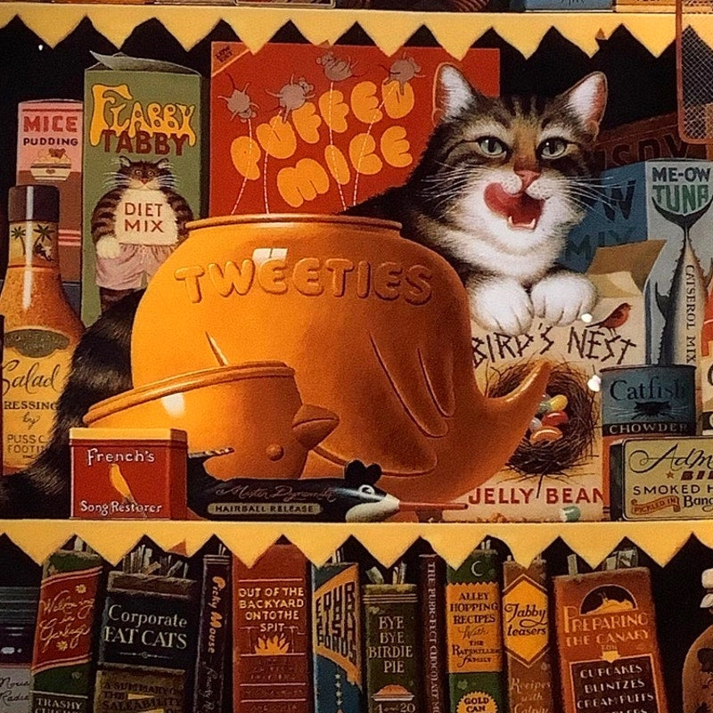 Collector's Plate: Ethel the Gourmet, Purr-fect Places, C. Wysocki, BradEx 1998