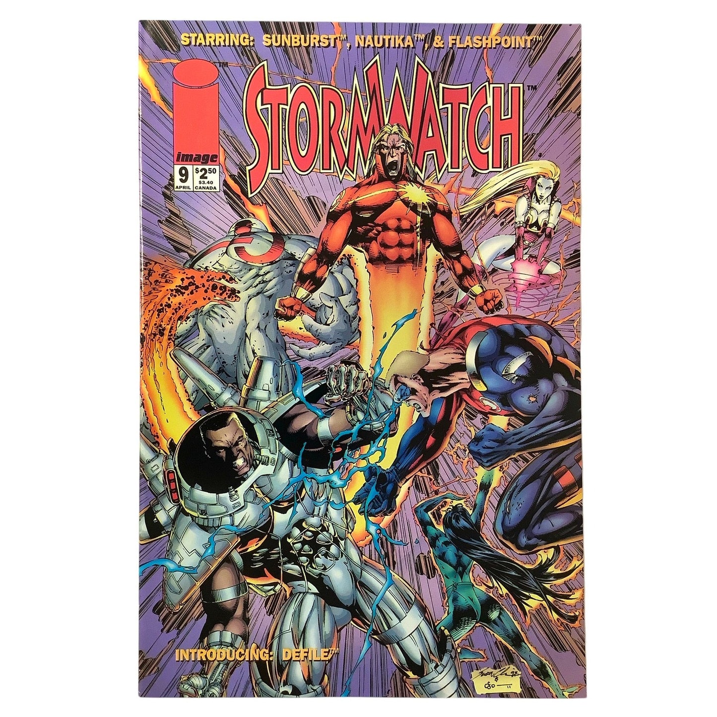 Stormwatch #9, Apr 1994, NM 9.4, Image Comics