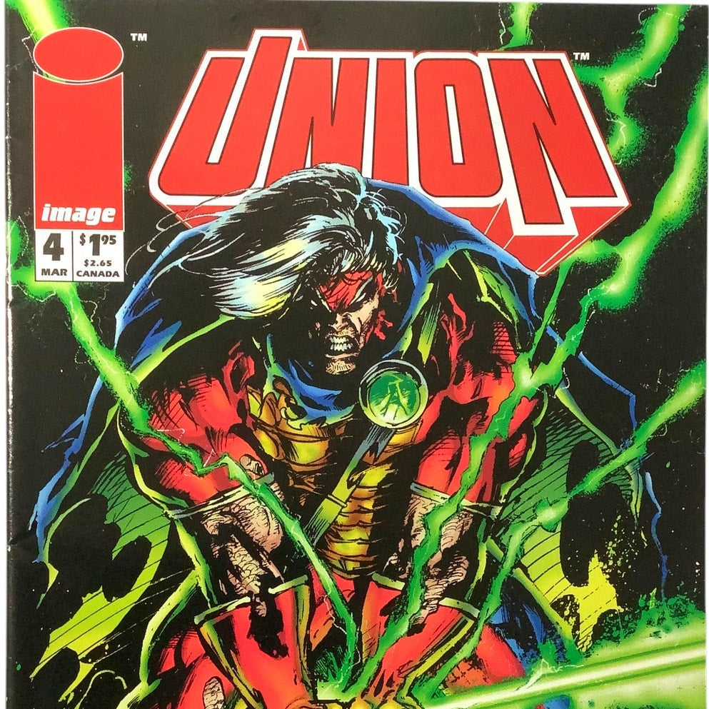 Union #4, Mar 1994, NM 9.4, Image Comics, Cover: Mark Texeira