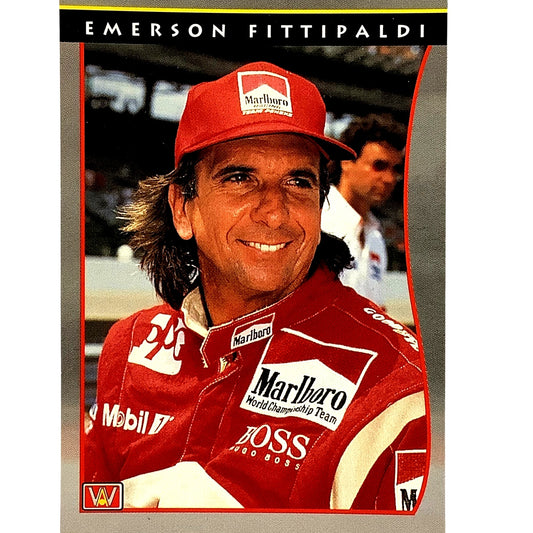 Indy Driver- Emerson Fittipaldi #5, 1992 Indy Car World Series, Card #20, NM