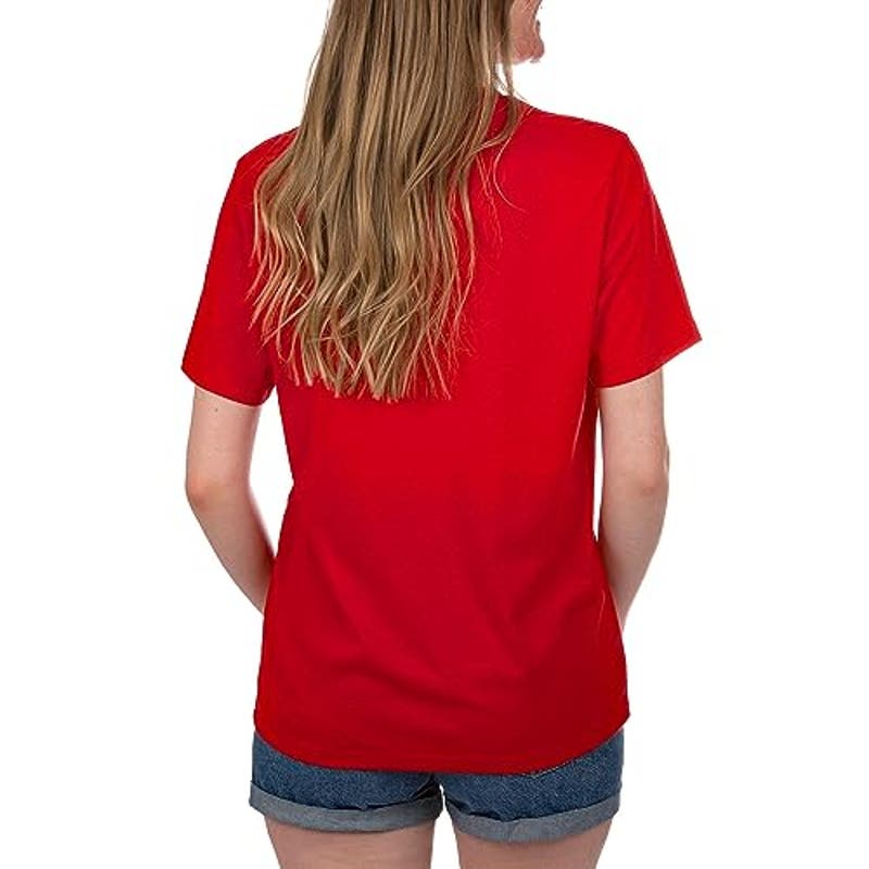 Spirit of America Women's XXL Americana Short Sleeve Graphic T-Shirt (Red XXL)