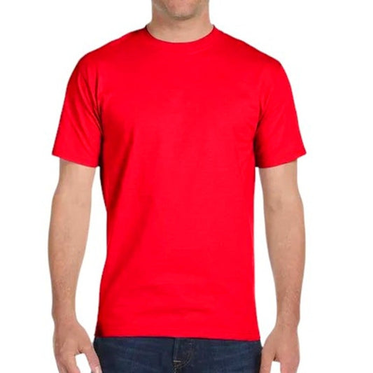 Hanes NWOT Red T-Shirt, Without Graphics, Tagless Tee, XL/TG/XG