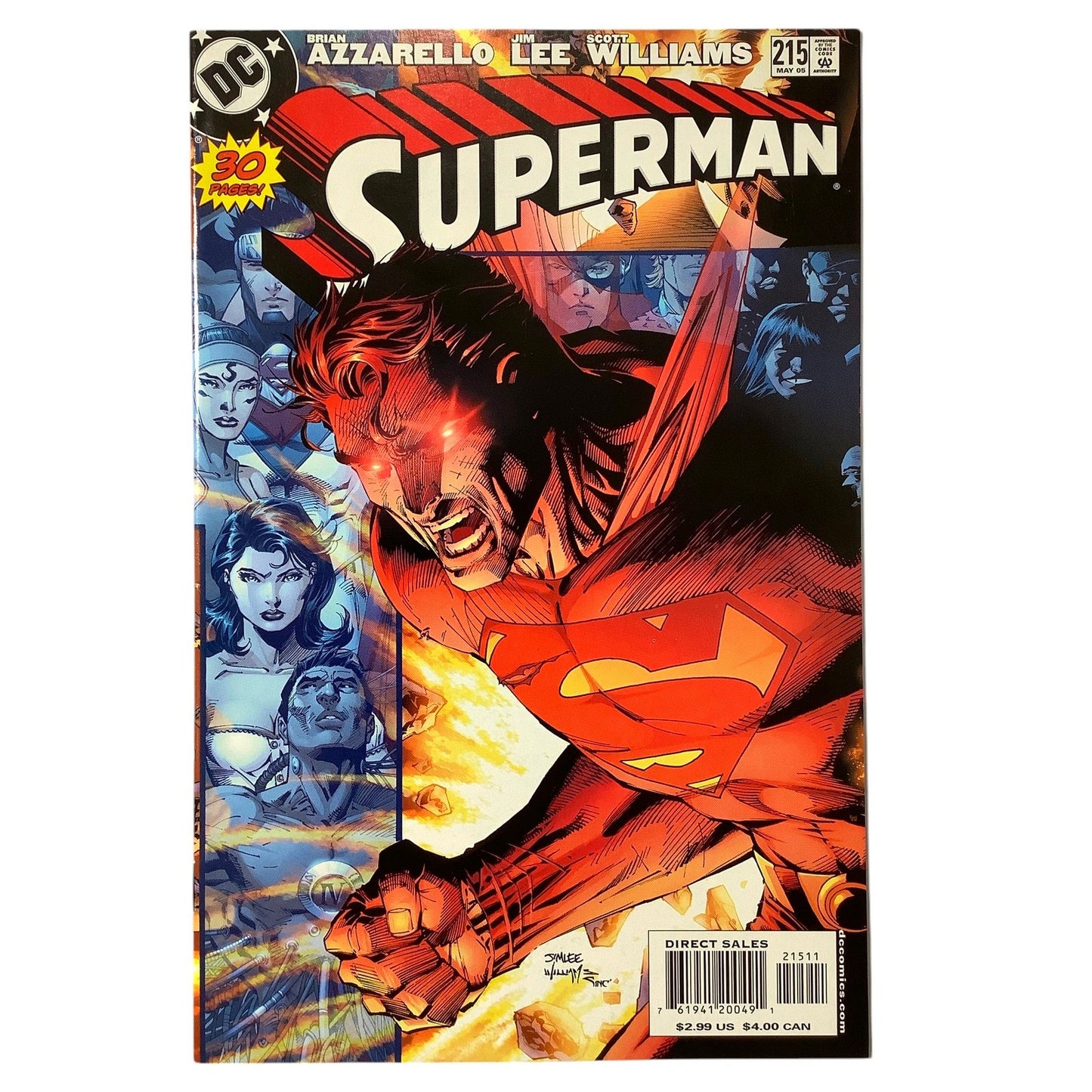 DC Comics, Superman #215, Variant Cover, May 2005, NM 9.4