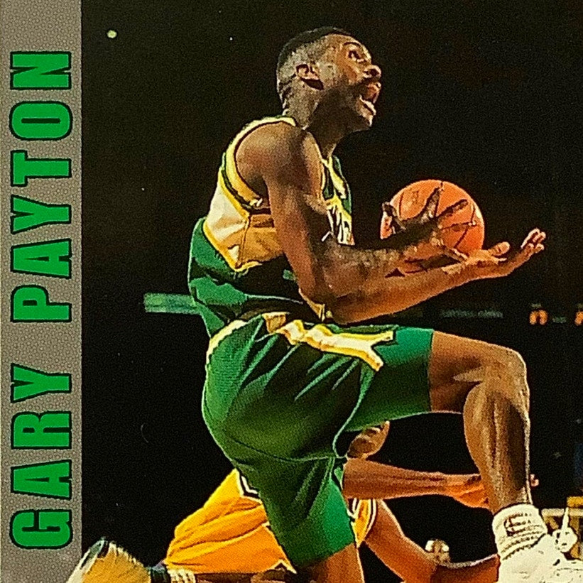 Gary Payton (G), Card #219, Seattle Supersonics, 1992 Skybox NBA Hoops