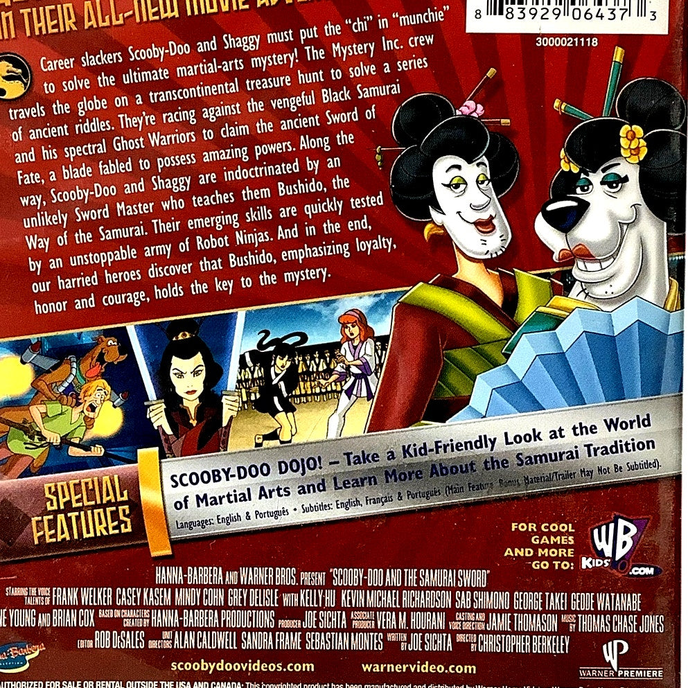 Scooby-Doo! And The Samurai Sword [DVD 2009] 74 Minutes of Scooby Animation