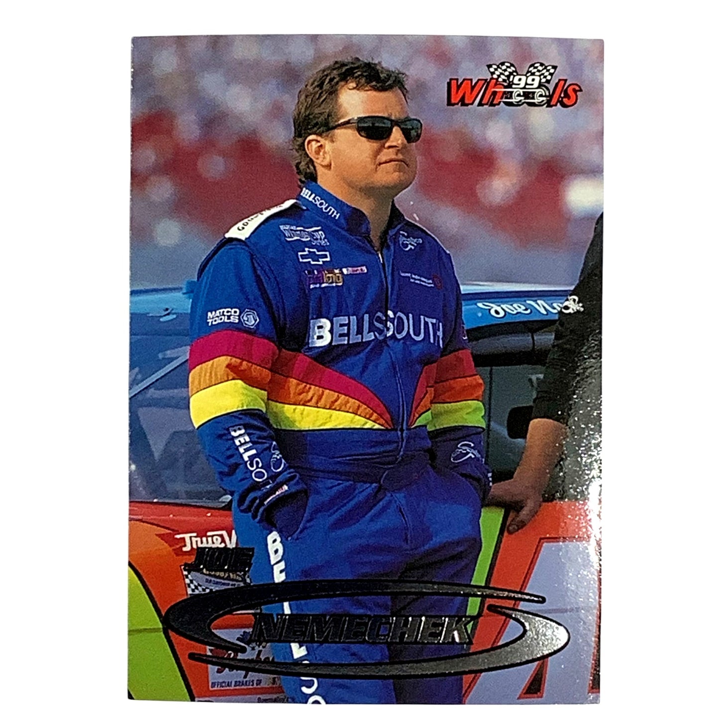 Joe Nemechek, Sponsor: BellSouth, Card 26, 1999 Wheels NASCAR Winston Cup, NM+