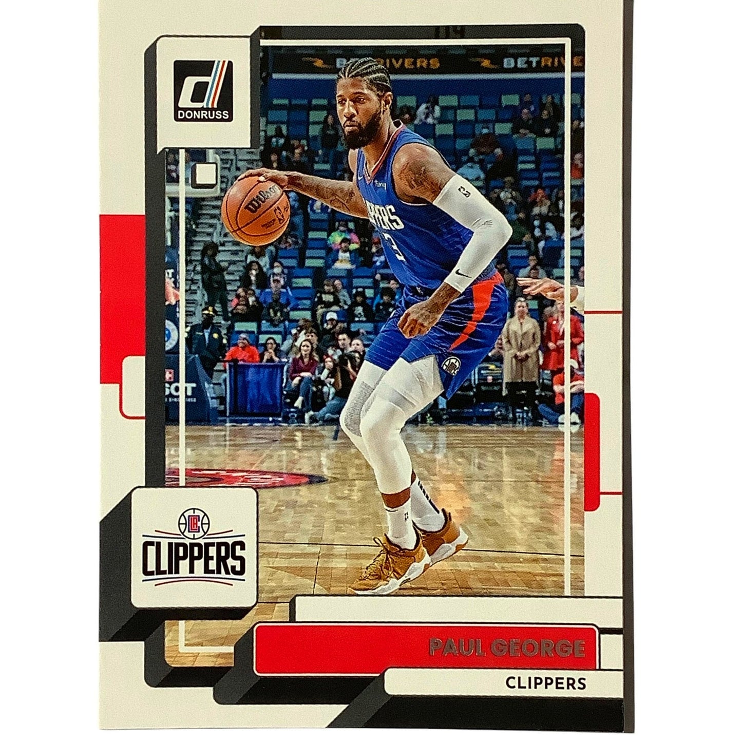 Paul George, Los Angeles Clippers, Card #122, 2022-23 NBA Panini-Donruss