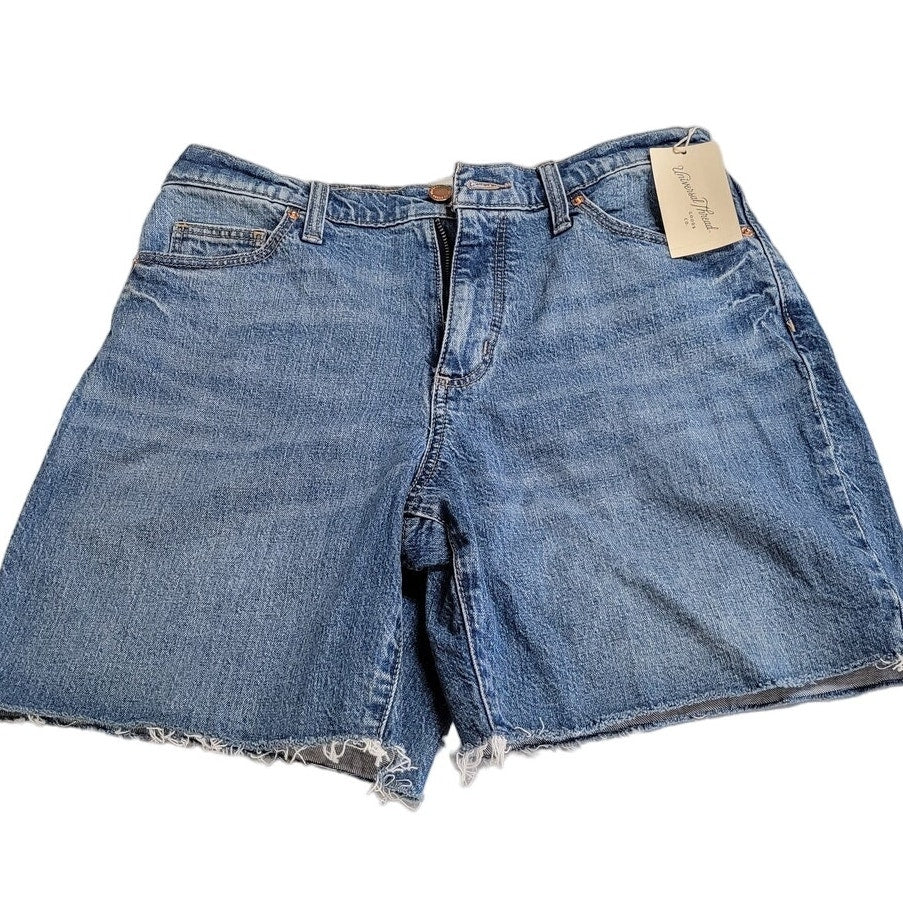 Women's High-Rise Vintage Bermuda Jean Shorts - Universal Thread, 6 / 28R