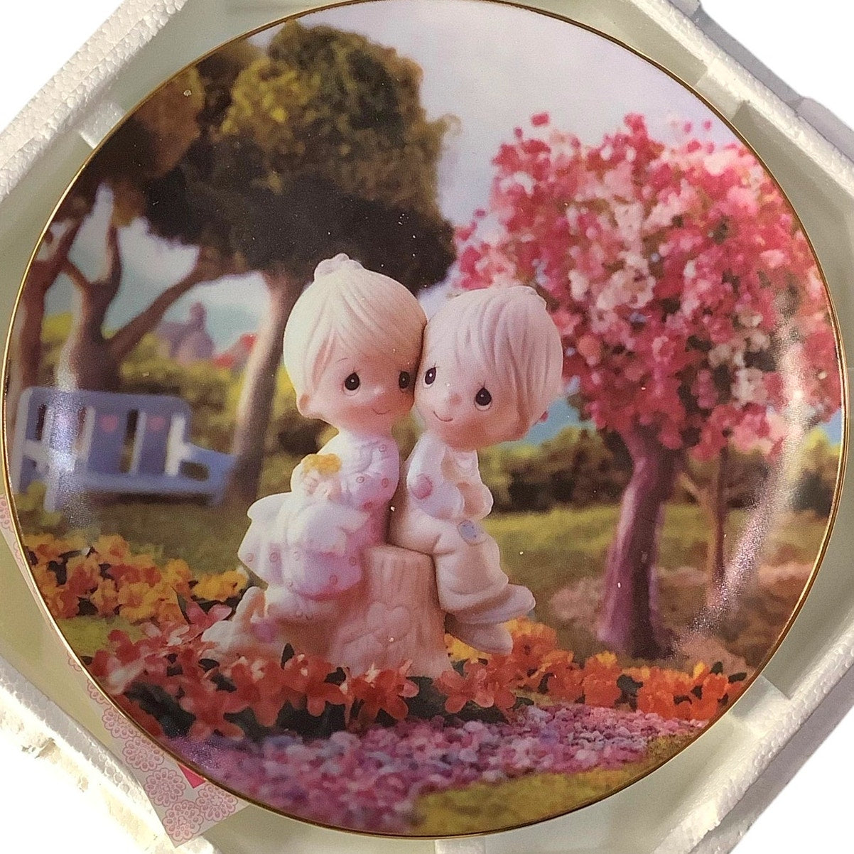 1993 Precious Moments "Love One Another " Vintage Collector's Plate, COA #3226N