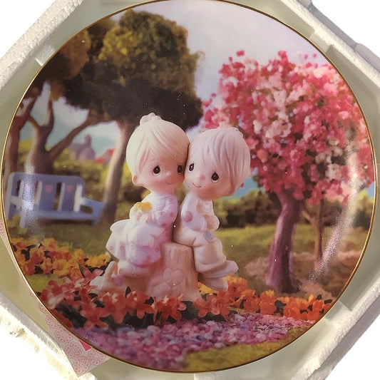 1993 Precious Moments "Love One Another " Vintage Collector's Plate, COA #3226N