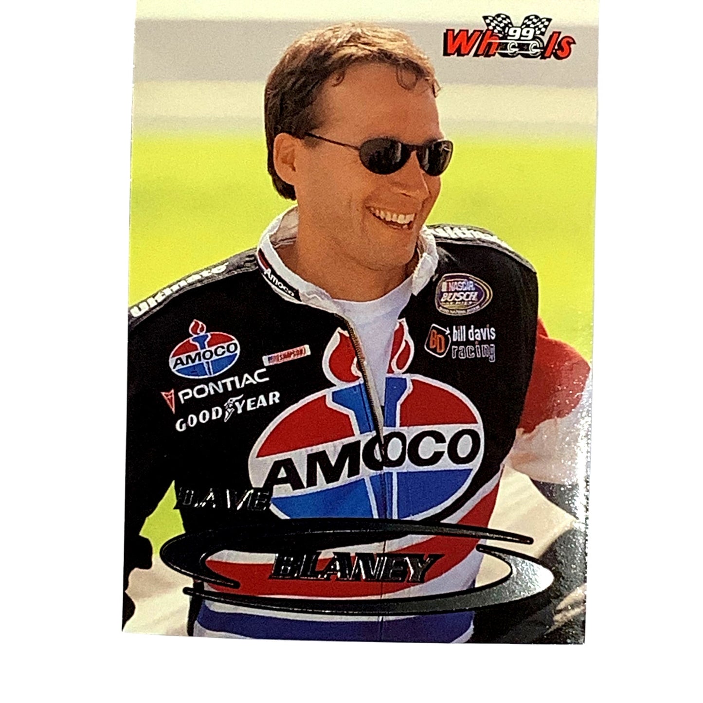 Dave Blaney, Sponsor: Amoco, Card 44 1999 Wheels NASCAR Winston Cup, NM+