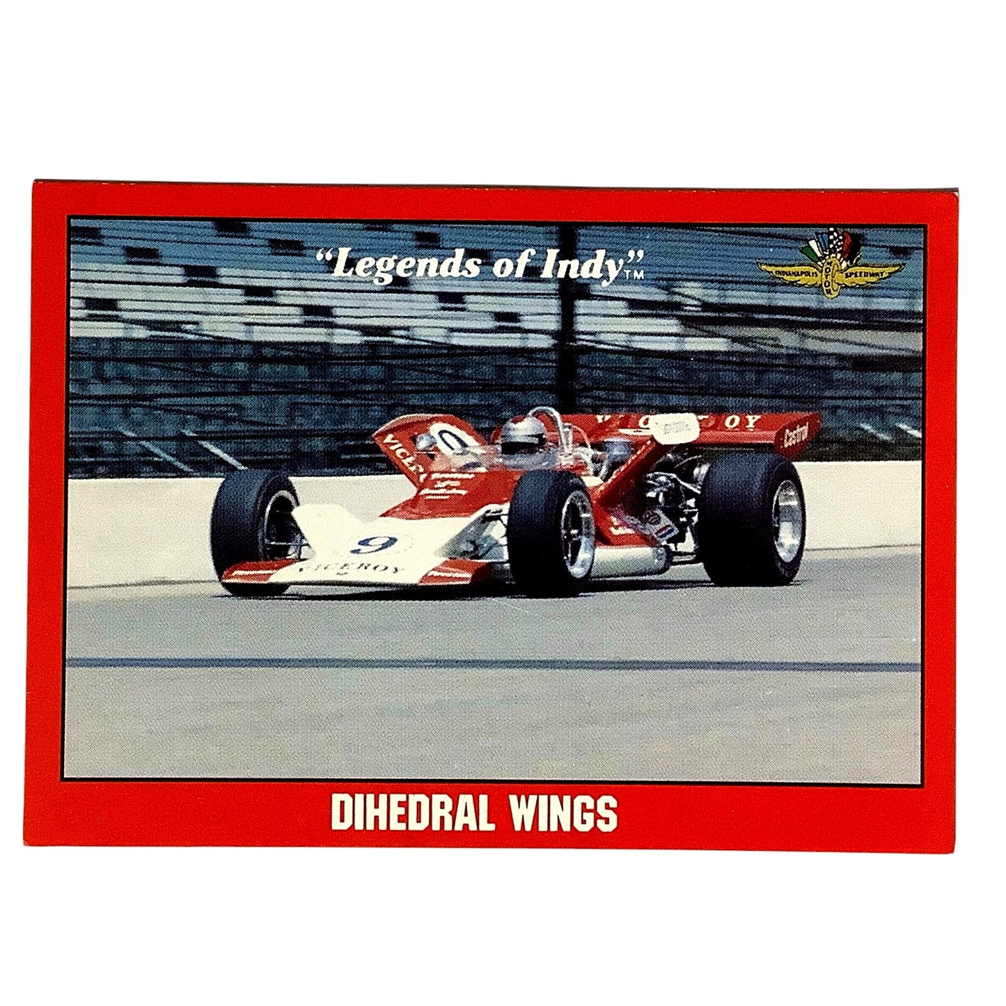 1972 Mario Andretti Dihedral Wings, Indy 500, 1992 Legends of Indy, Card No.58