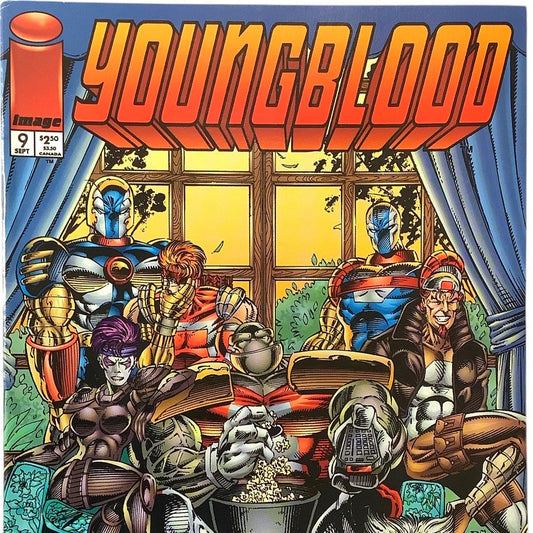 Youngblood #9, Sep 1994, NM 9.4, Image Comics