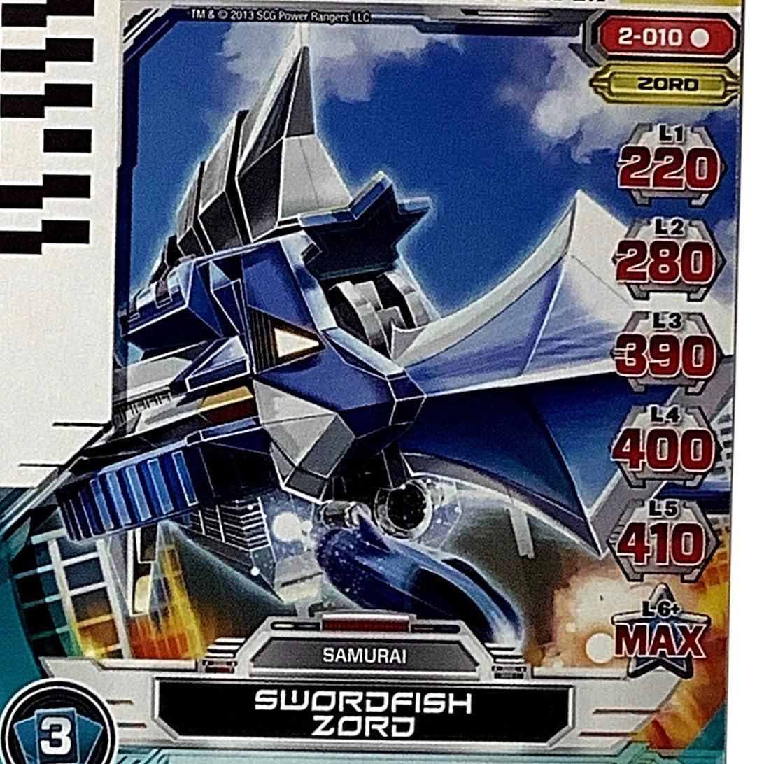 Swordfish Zord, Card 2-010, Guardians of Justice Power Rangers 2013