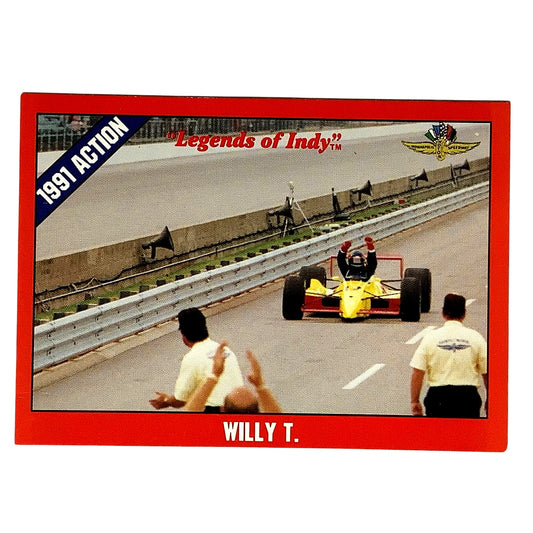 Willy T - First African American in the Indy 500, 1992 Legends of Indy, Card #36