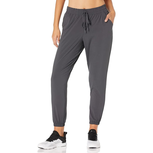 Women's Studio Woven Stretch Jogger Pant, Dark Grey, XX-Large (40-42")