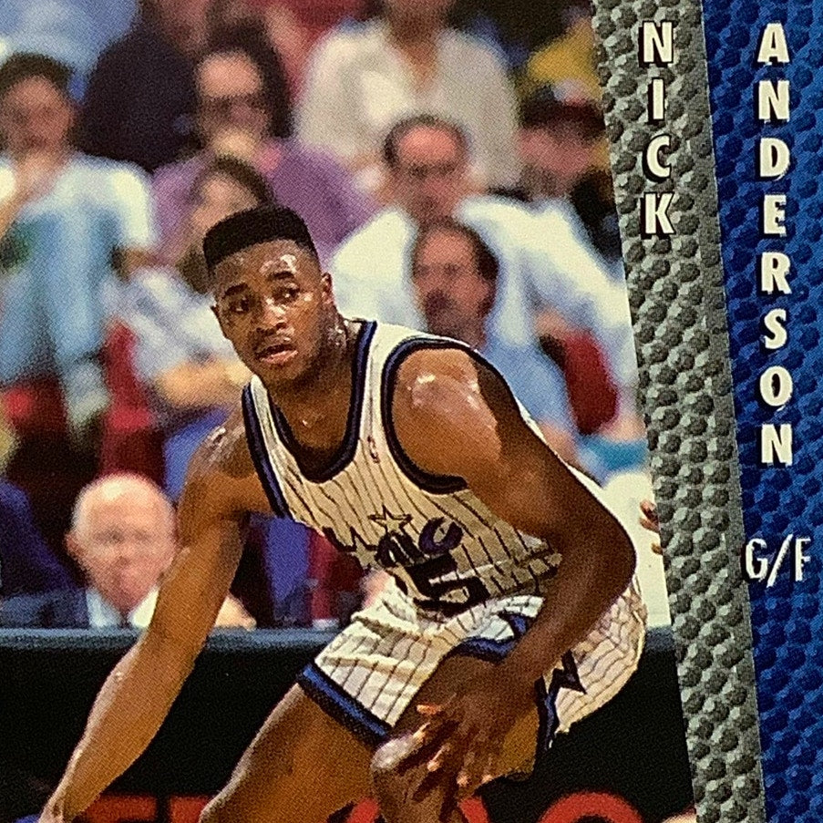 Nick Anderson (G/F), Card #158, Orlando Magic, 1992-93 Fleer NBA