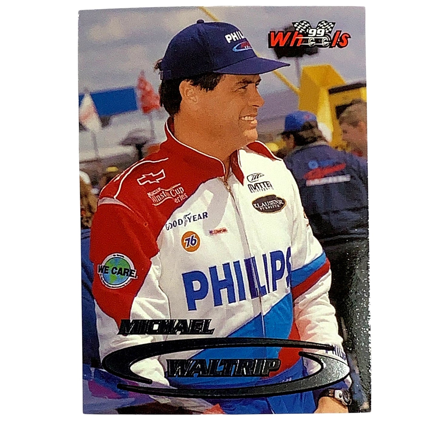 Michael Waltrip, Sponsor: Philips, Card 36 1999 Wheels NASCAR Winston Cup, NM+