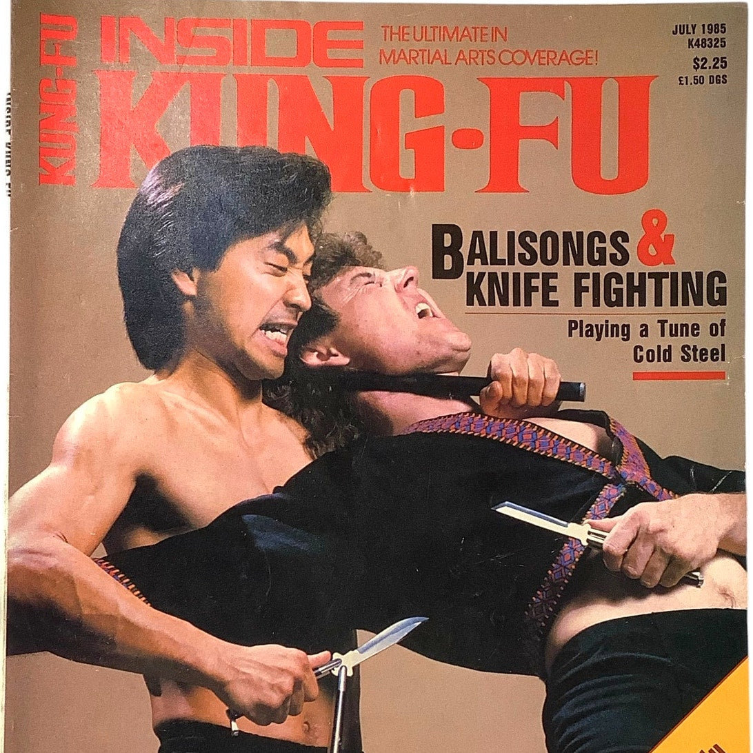 Inside Kung-Fu Vintage Magazine July 1985 Balisongs, Jeff Imada