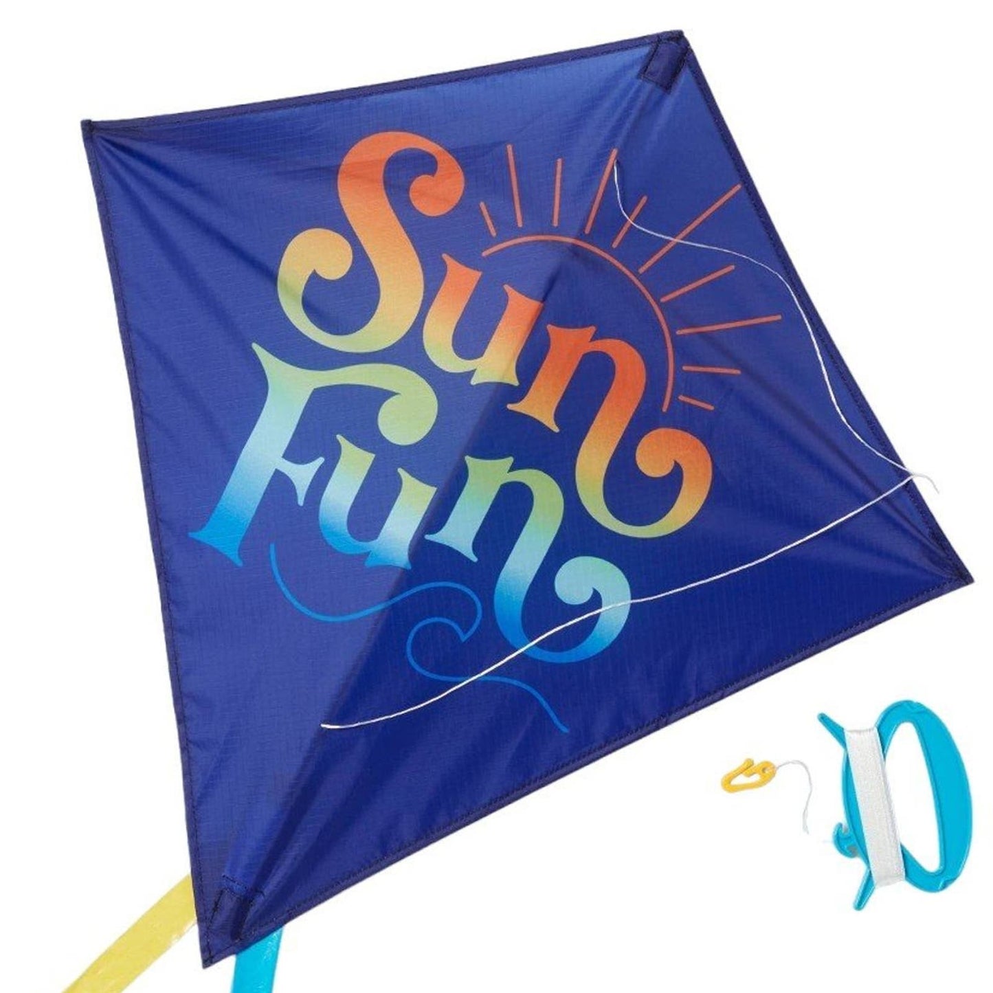 3 x Sun Squad Kites: Sun Fun Kites (2) and Tie Dye Kite (1), NIP