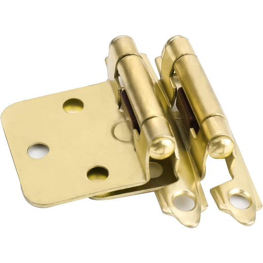 29 PR Kitchen SS Cabinet Hinges, Overlay Soft Close Hinges, Brushed Brass Finish