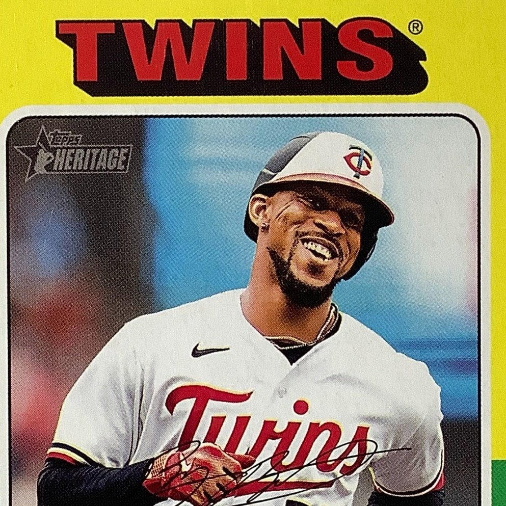 2024 Topps Heritage - Byron Buxton, Minnesota Twins OF, Card #126, NM+