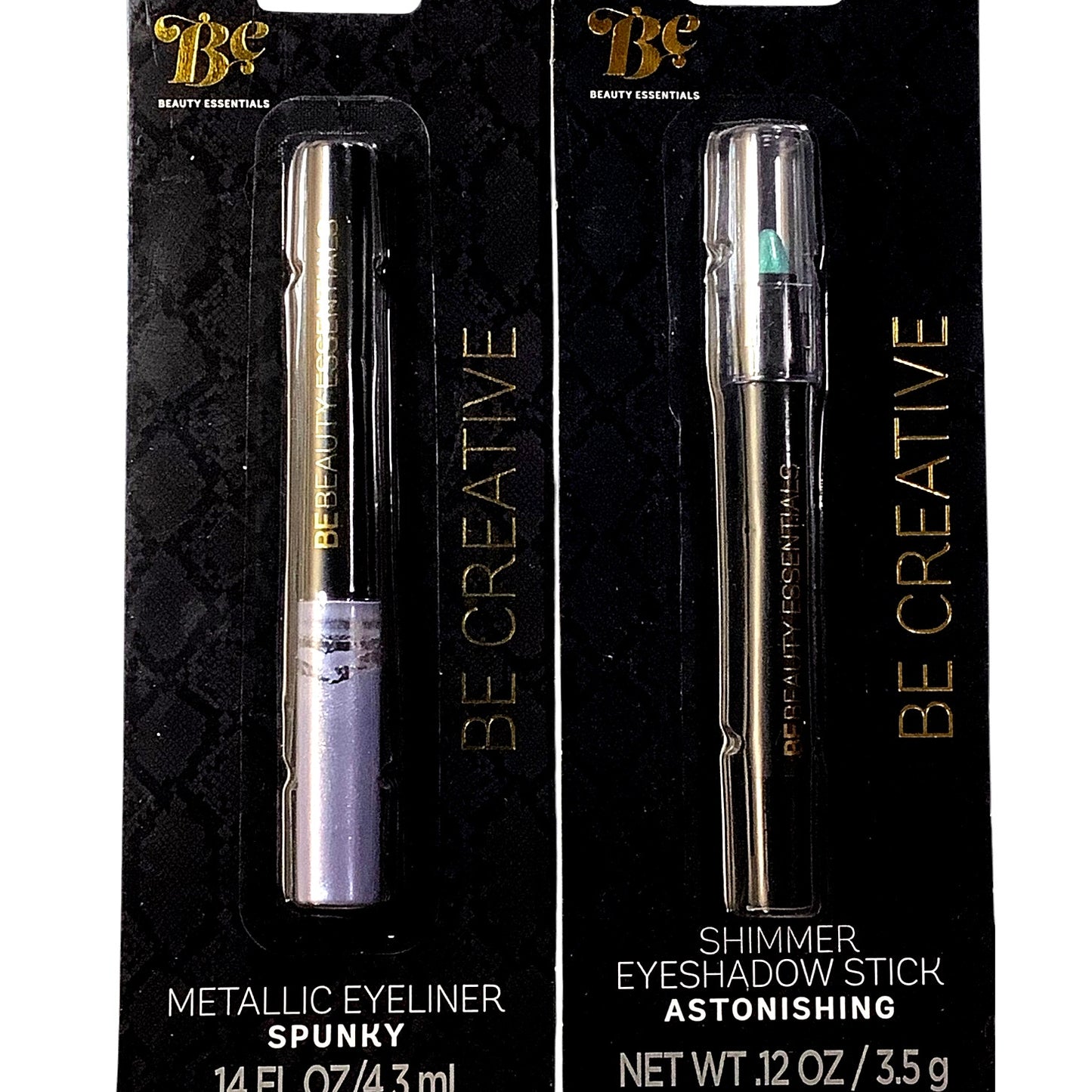 Beauty Essentials- Metallic Eyeliner, Spunky & Eyeshadow Stick, Astonishing