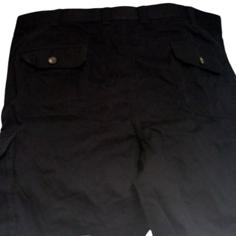 Men's Classic-Fit Cargo Shorts, Black, 44