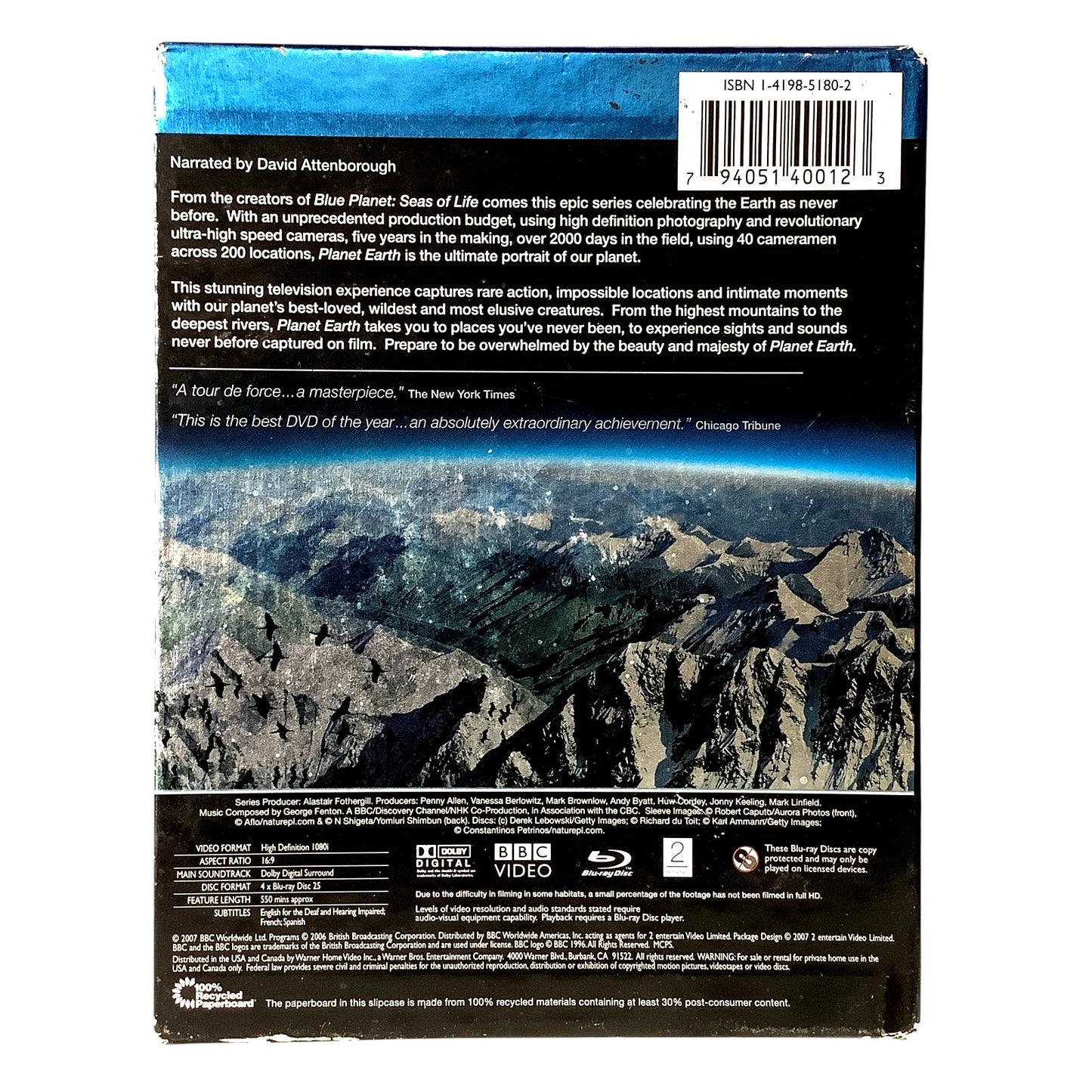 Planet Earth: Disc 1 and 4 of this BBC Series [2007 Blu-ray] Nature & Wildlife