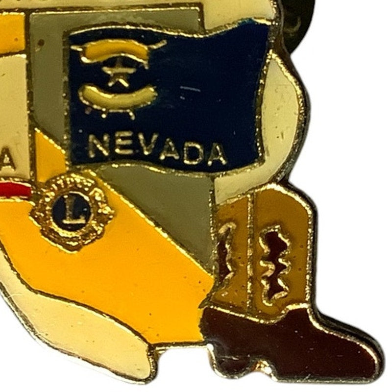 1985 Lions Club International, Dallas 85' California, Nevada Lapel Pin