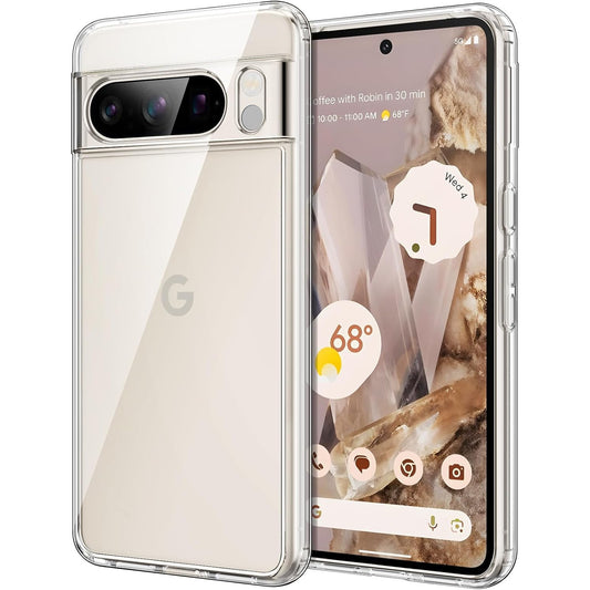 Google Pixel 8 Pro Phone Bumper Case, 1.5mm, Clear Translucent Case, NIP