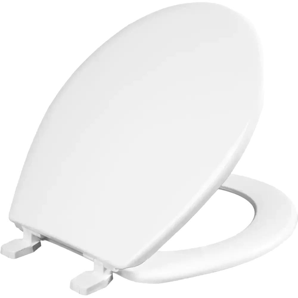 Round Closed Front Plastic Replacement Toilet Seat In White Eco-Friendly Product