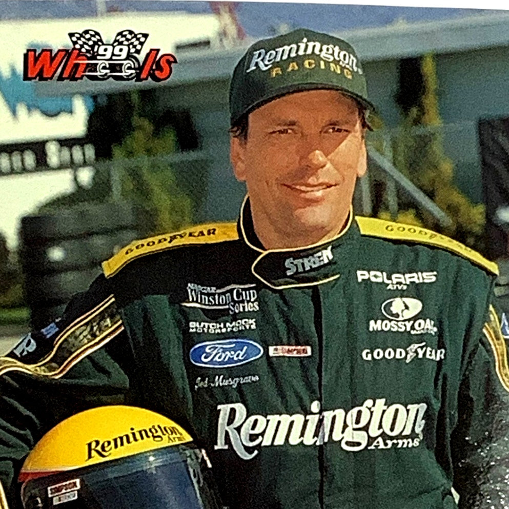 Ted Musgrave, Sponsor: Remington, Card 24, 1999 Wheels NASCAR Winston Cup, NM+