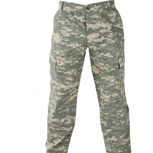 AIRCREW BATTLE DRESS UNIFORM RIPSTOP TROUSERS CAMOUFLAGE, SIZE: MEDIUM-LONG