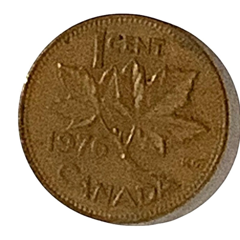 Canada 1 cent, 1976 Well-Circulated Coin