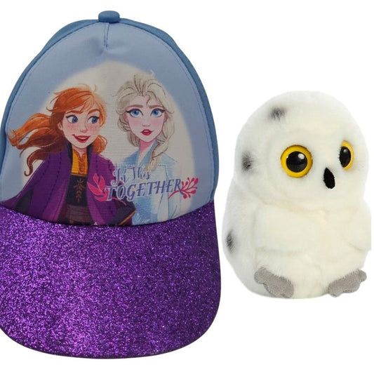 Toddler Ball Cap Disney Frozen Anna & Elsa- & Aurora Rolly Pet Plush 5" Hoot Owl