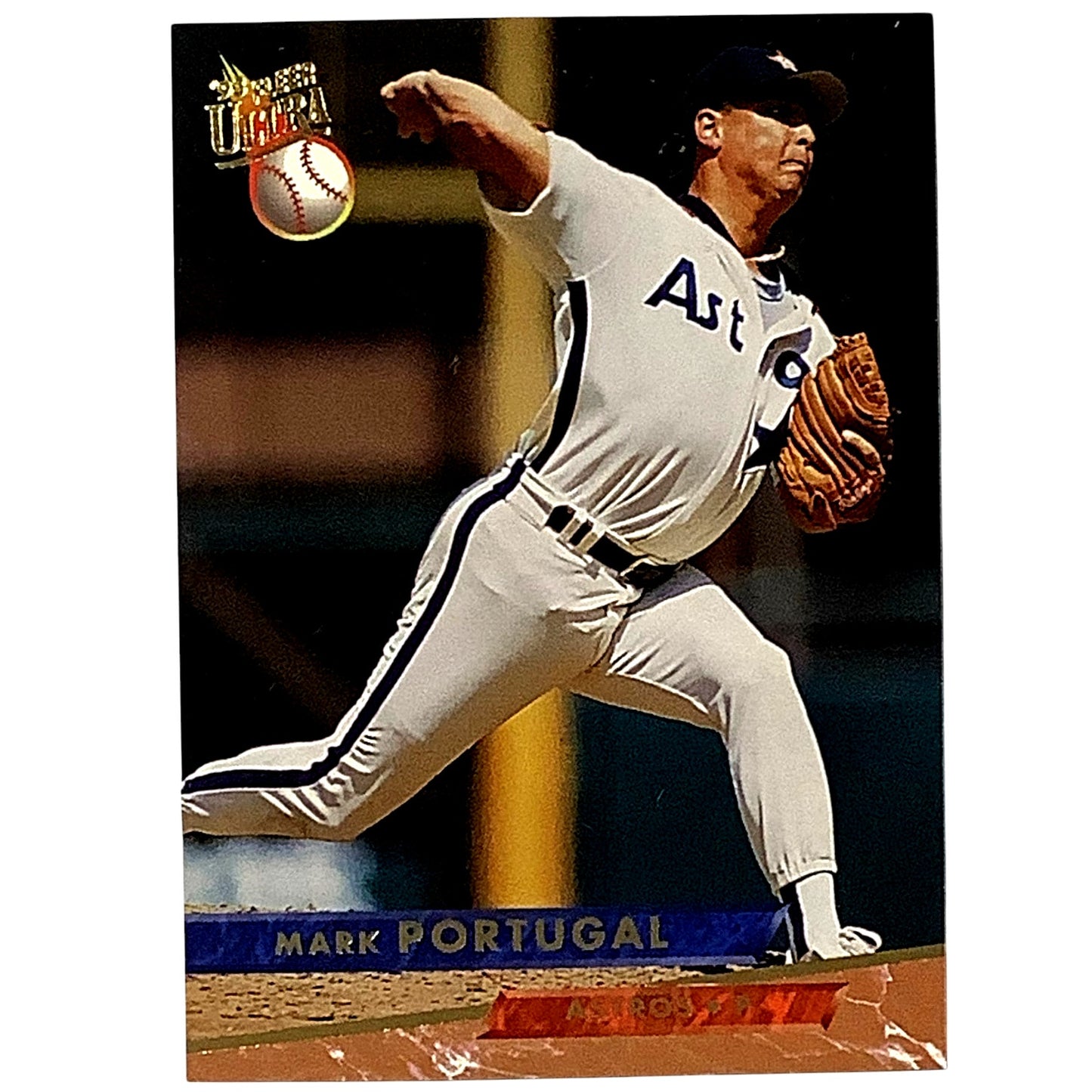 Mark Portugal Houston Astros, MLB, Fleer Ultra Baseball 1993, Card 394, EX/NM