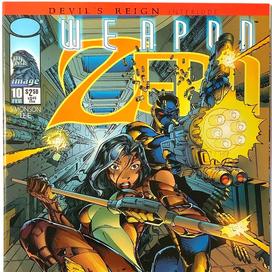 Weapon Zero #10, Mar 2000, NM 9.4, Image Comics